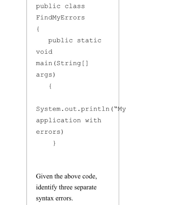 order to view the output of the application. What happens after a