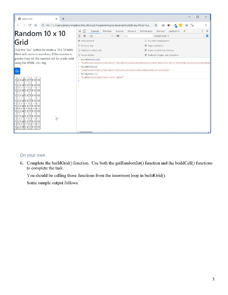 between 1 and 100 (inclusive). If the random number is greater than
