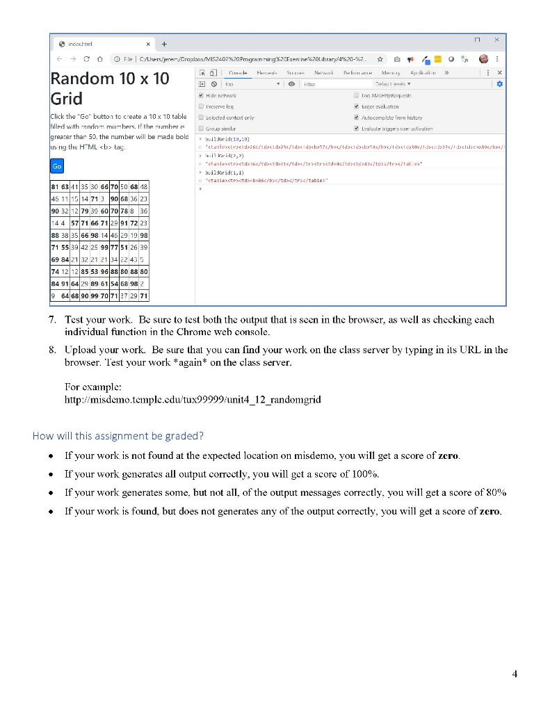 50, the number should be made bold using the HTML tag. Use