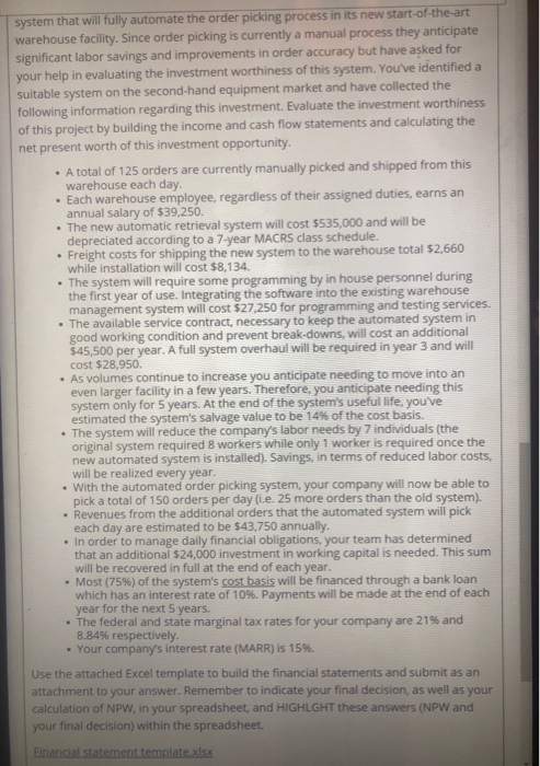  please answer as soon as possible. asap! use excel. thank you