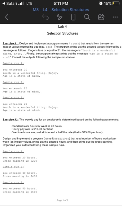  please i need this solved in all java using SWITCH CASE