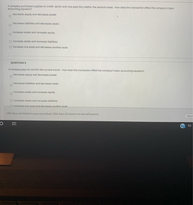 10 The company declares and pays a cash dividend to its owner