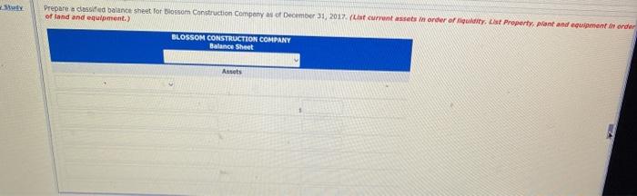29,000 92,000 1 Inventory, 12/31/16 Prepaid Insurance Prepaid Rent Supplies Land Equipment