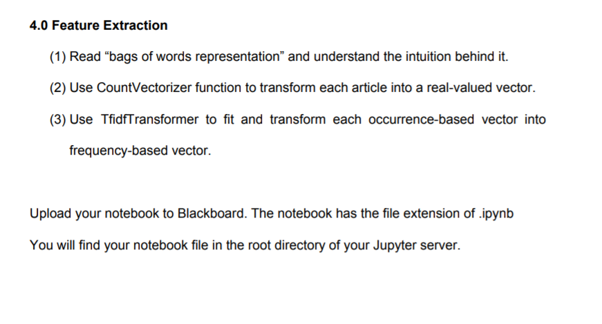 process from a publicly available dataset that contains news articles. 1.0 Introduction