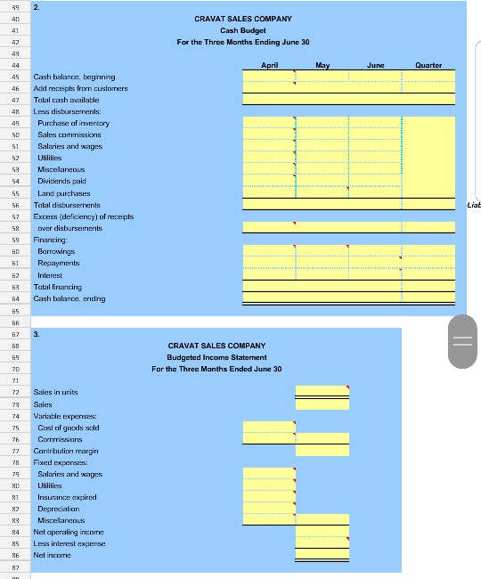 wherever possible. Part Ib. This part requires you to creale a schedule