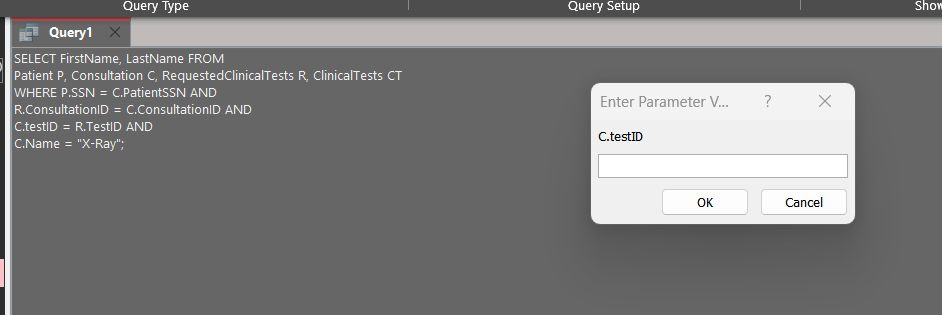 information provided below. I get the following after I run it and