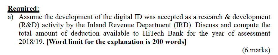 In developing a digital identity (D) utility which involved the use of