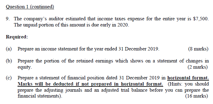 Guardian Limited provides investment advisory services. The company adjusts its accounts monthly.