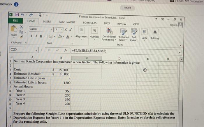  wa Forum M2 Discussion mework Saved ? X HOME INSERT BB