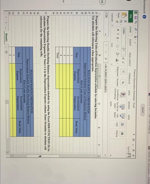Schedules - Excel PAGE LAYOUT FORMULAS DATA REVIEW VIEW A Alignment Number