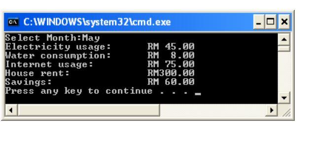 Do some modification to the code , after the program has read