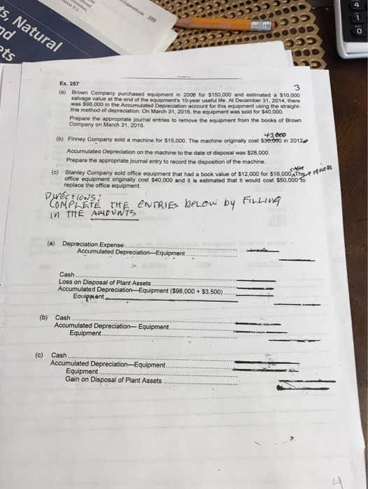 Need help with example 257 s, Na 335 0 Ex. 257 (a)