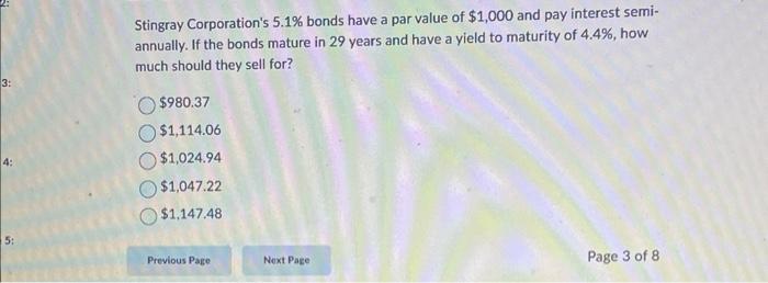 have a par value of $1,000. If these bonds mature in 30