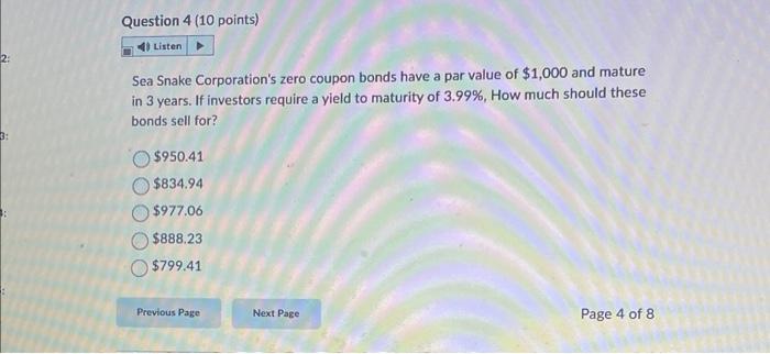 years, what is their yield to maturity? 5.47% 5.30% 5.85% 5.14% 6.02%
