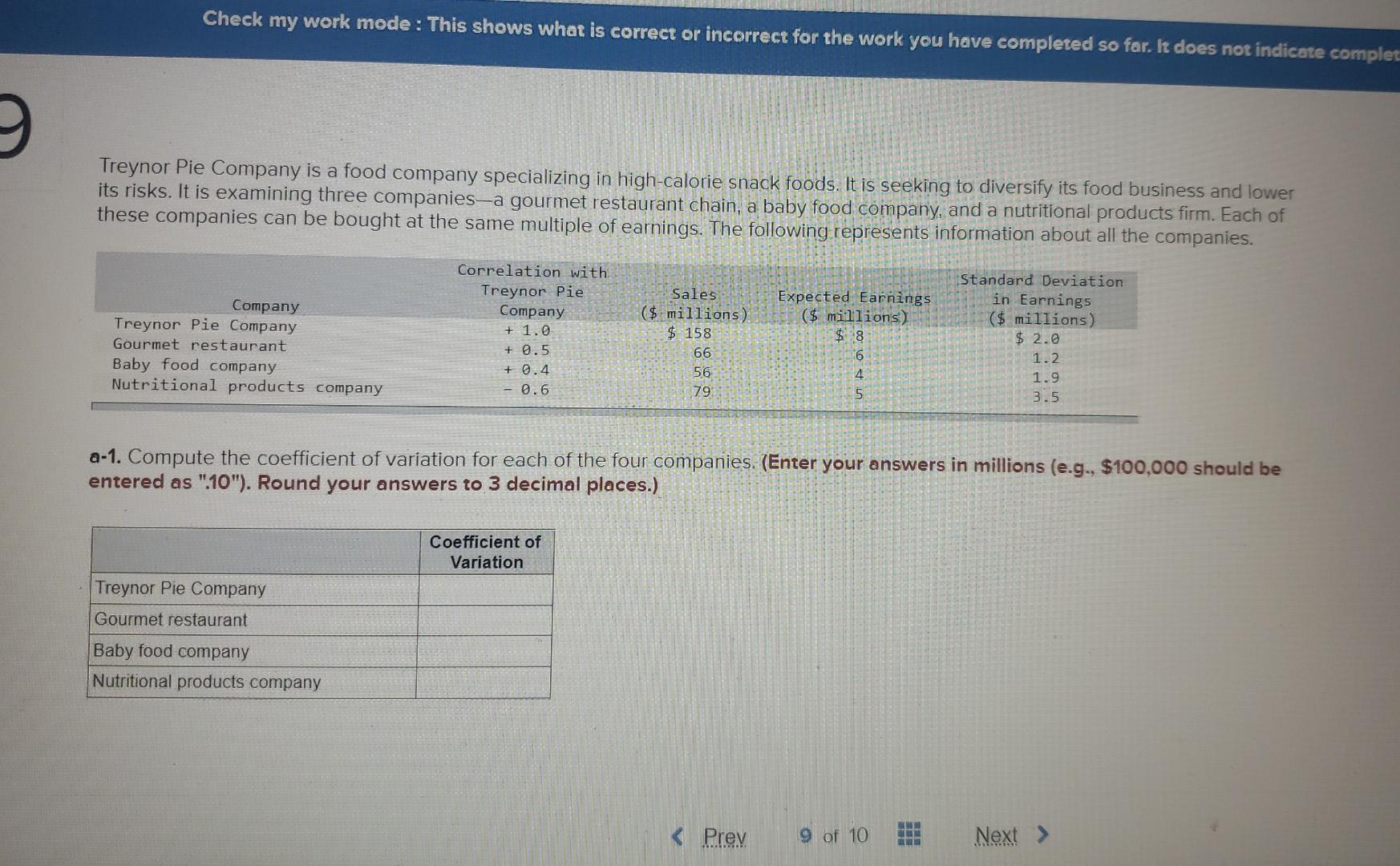 Check my work mode : This shows what is correct or