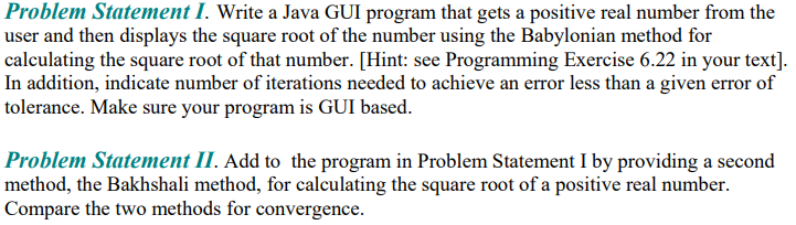 In numerical analysis, a branch of mathematics, there are several square root