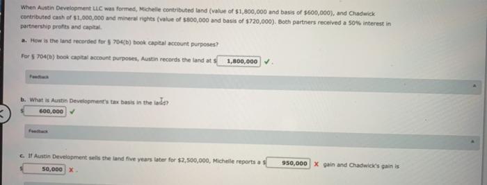 please answer c with an explaination When Austin Development u was formed,