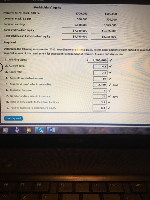 Stargel common stock was $119.70 on December 31, 20Y2 Stargel Inc. Comparative