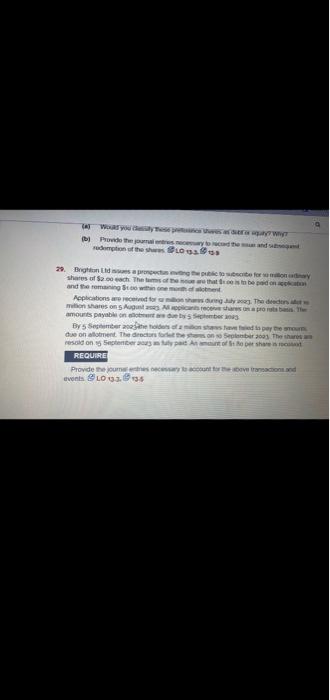  Brighton Ltd issues a prospectus inviting the public to subscribe for