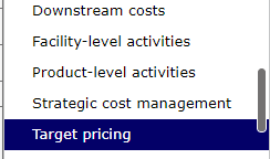 and control costs; developed in Strategic cost management response to today's complex