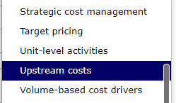 automated business environment. Activities that support a specific product or product line,