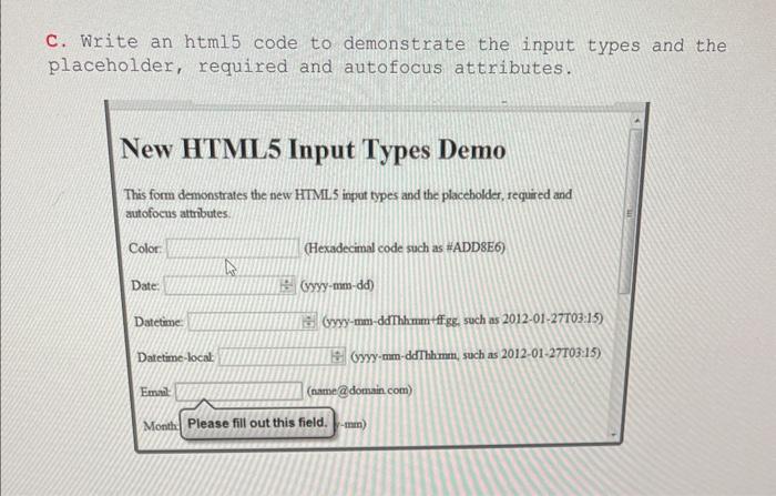 It is HTML code , please make sure that the body part