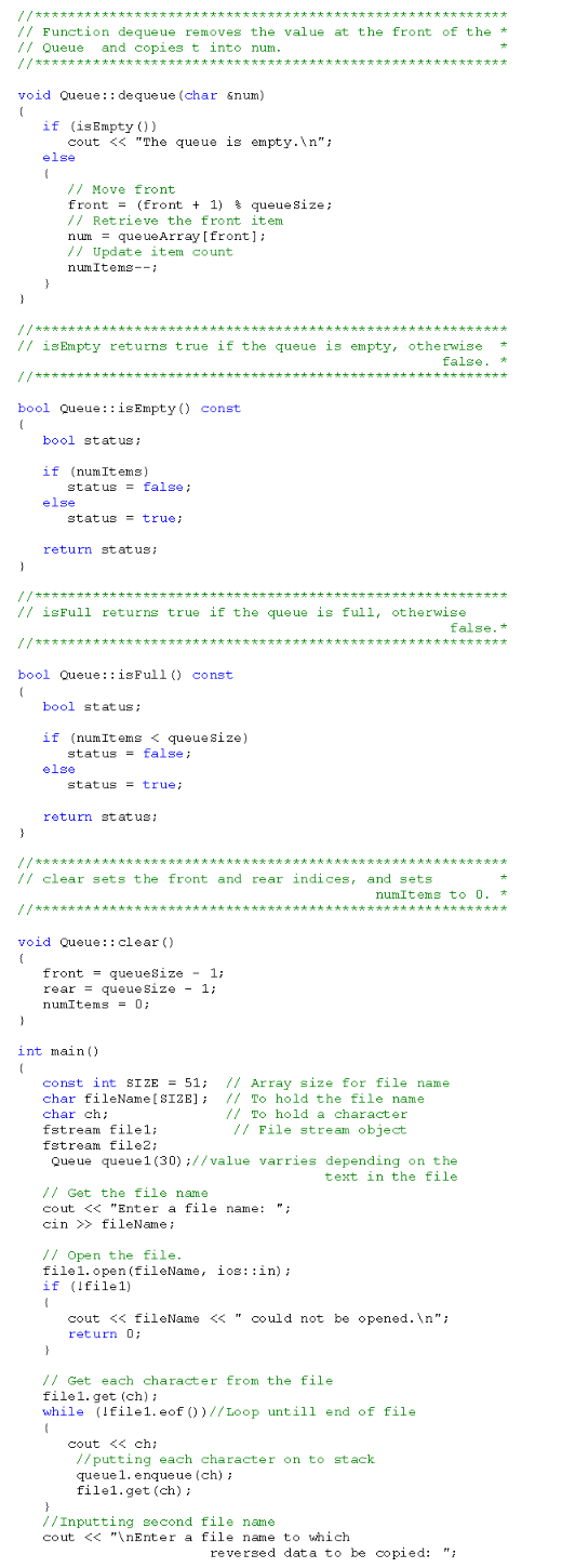 Just the output. 10. File Filter Write a program that opens a