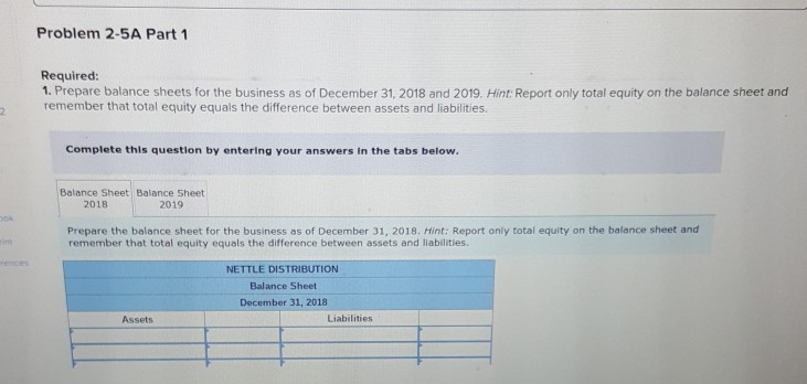 a balance sheet, and computing the debt ratio LO C2, A1, A2,