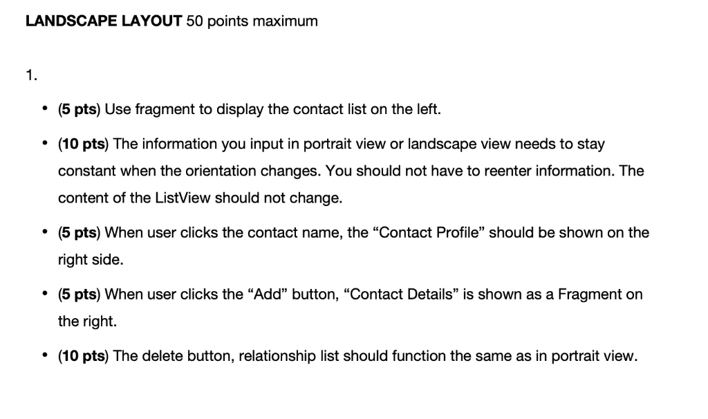 a check box in front of the name 1. User can check