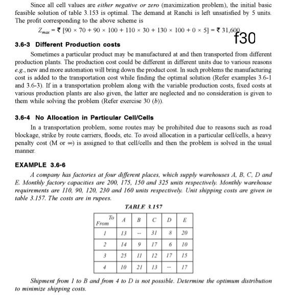 Since all cell values are either negative or zero (maximization problem),