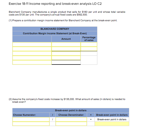 $205 per pair and cost $164 per pair in variable costs to