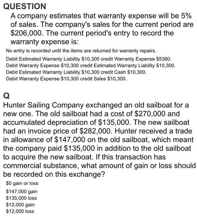  please read carefully ans show work QUESTION A company estimates that