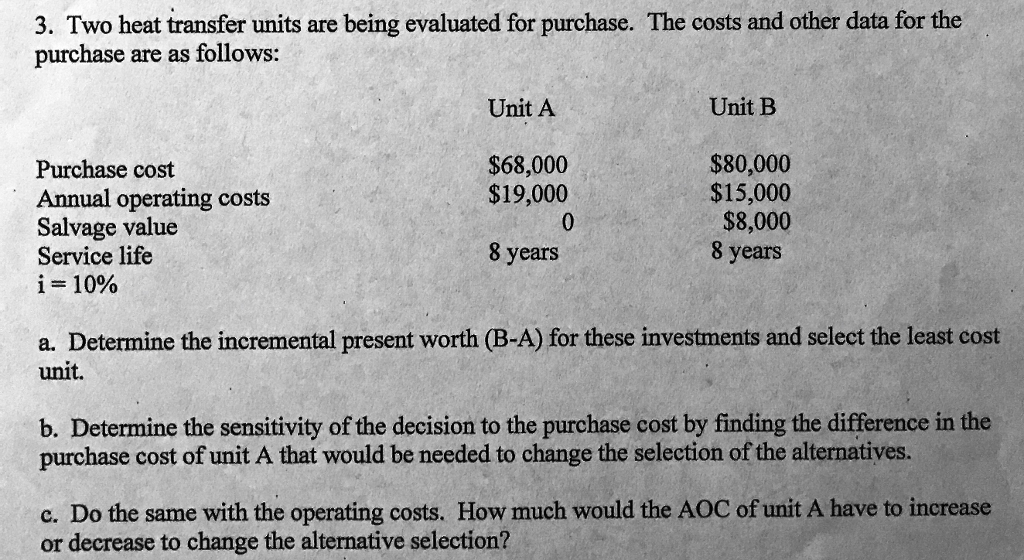 Clear steps please, NO excel fromula Please thanks Two heat transfer