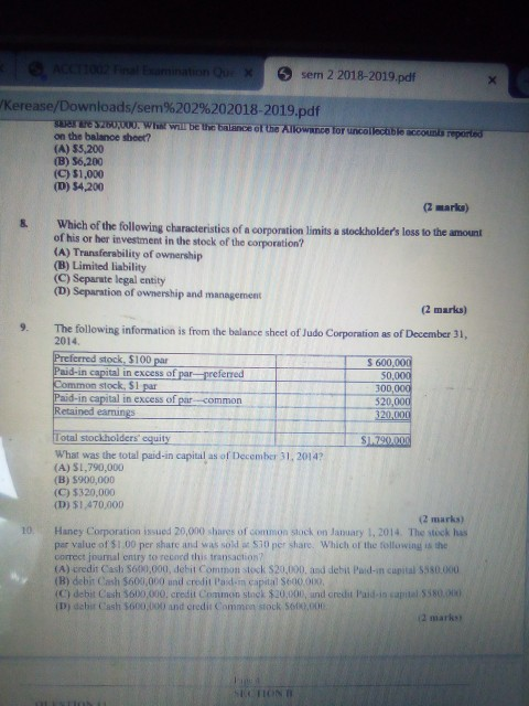 the company has earned (B) The expenses the company incurred during the