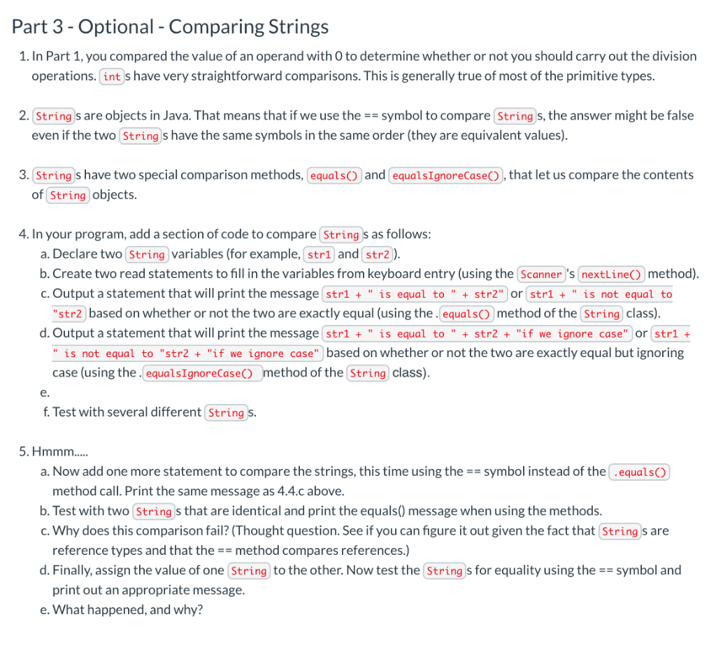 Prompts for two values and performs various operations on those operands. *
