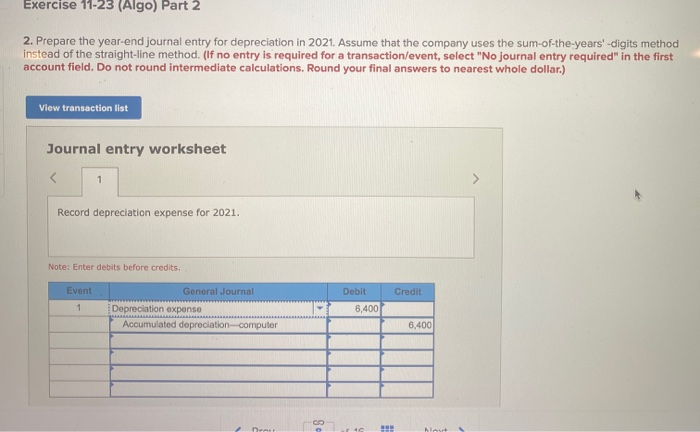 estimate; useful life and residual value of equipment (LO11-2, 11-5) [The following