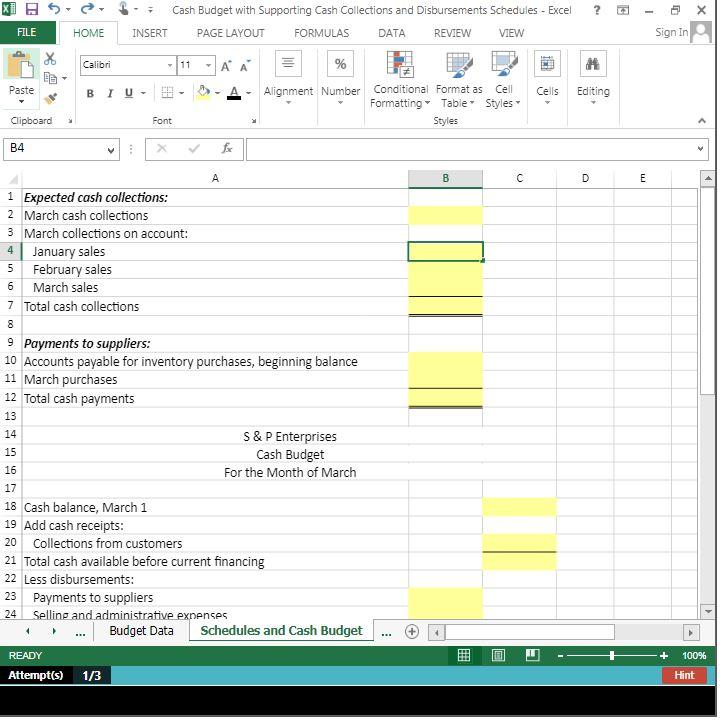 Use the information Included in the Excel Simulation and the Excel functions