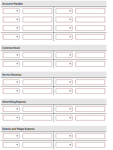 are presented below. Oct. 1 Issued common stock in exchange for $50,200