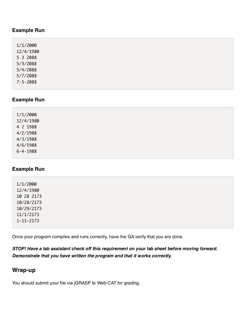 that they provide which is called SimpleDate.class. I would upload the file