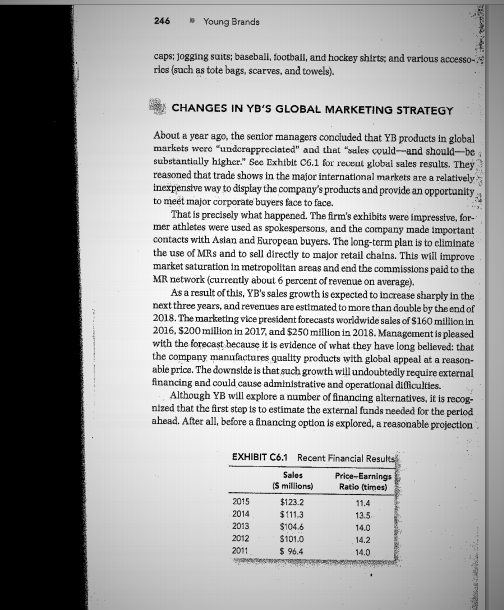 a pro forma income statement for 2016. Assume that depreciation equals the