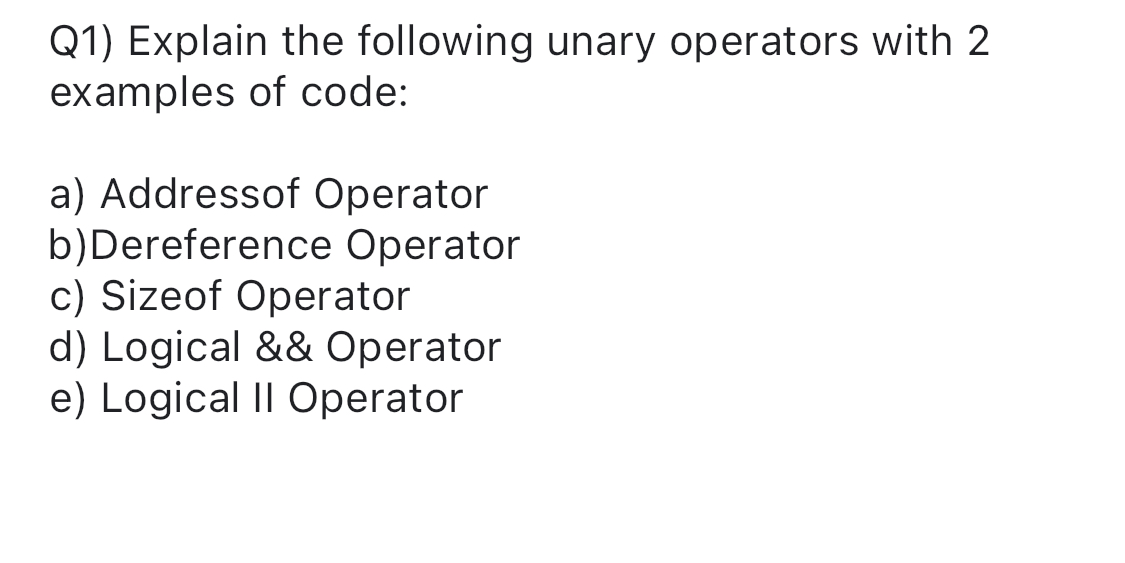  In C++ language: Please write complete code examples along with explanation.