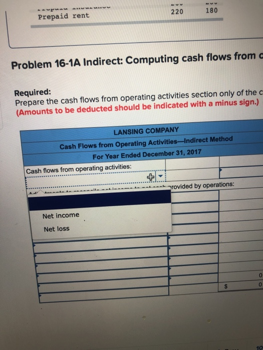 and current liabities) at December 31, 2016 and 2017, follow. LANSING COMP