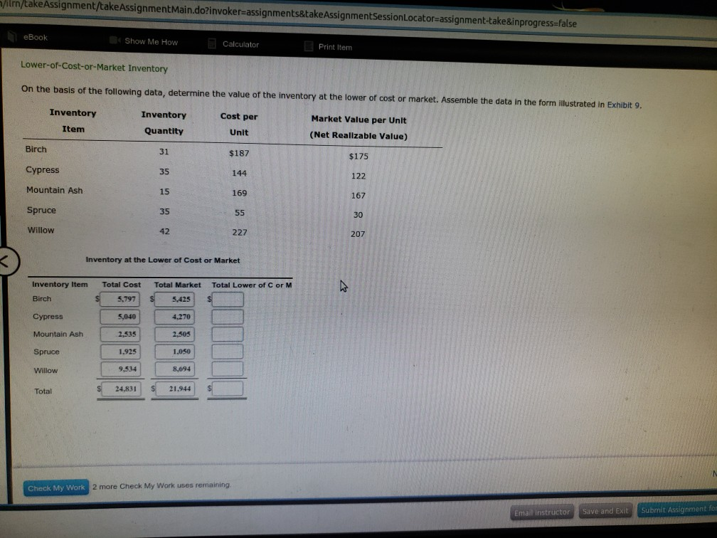  ir/take Assignment/take AssignmentMain.do?invoker=assignments&take AssignmentSessionLocator=assignment-take&inprogress=false eBook Show Me How Calculator Print Item
