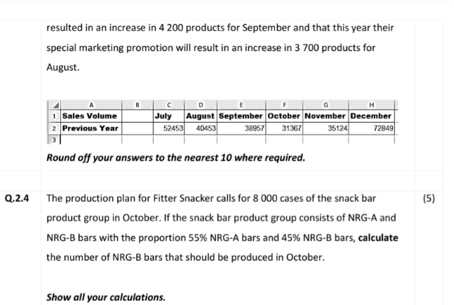 Argue against or in support of the above statement. Q.2.2 Using a
