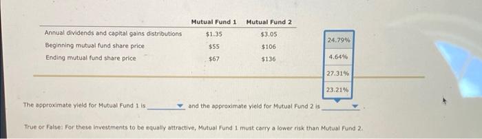 yield. This value makes it easier to compare investment options. Using Approximate