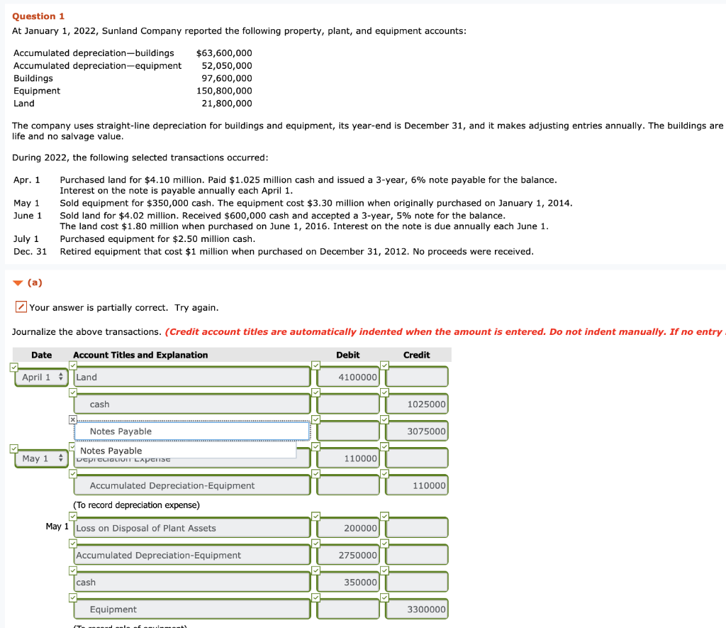 Apparently Notes payable is the wrong answer, not sure what else it