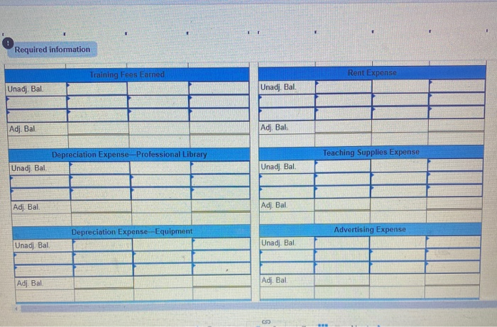 offers training to groups in off-site locations. WTI initially records prepaid expenses