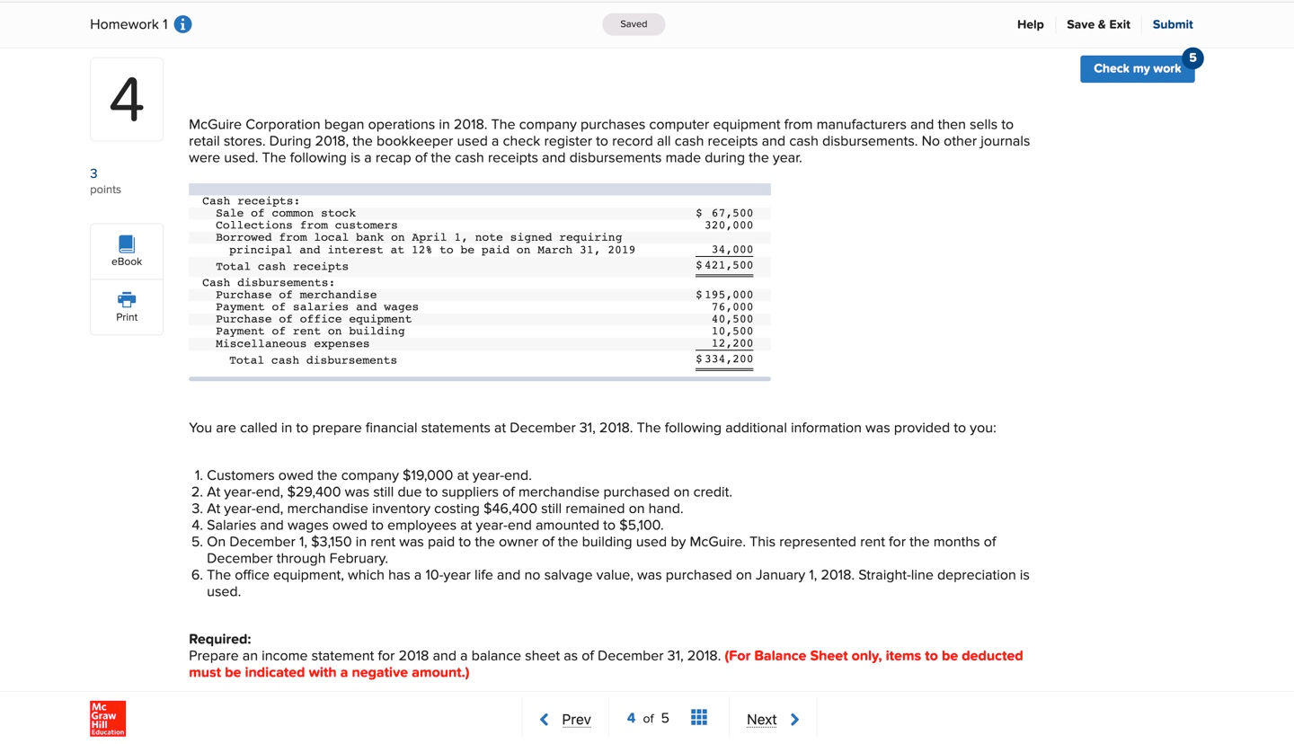  Homework 1 i Saved Help Save & Exit Submit Check my