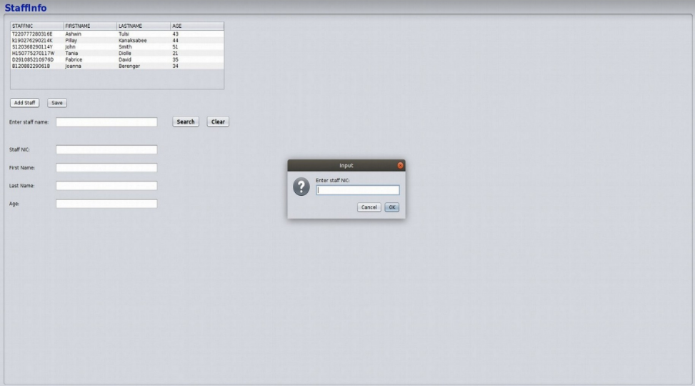 Java Netbeans GUI App (code) including these features : user enters the
