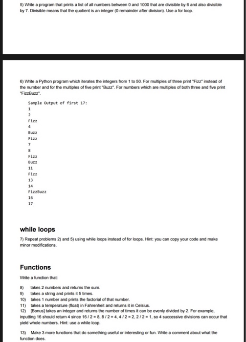  Please explain all steps In python 5) Write a program that
